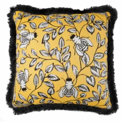 Pillows, Throws, & Cushions|Outdoor|MacKenzie-Childs Queen Bee Outdoor Throw Pillow