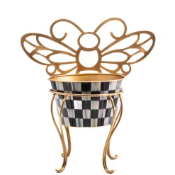 Spring|Outdoor|MacKenzie-Childs Queen Bee Plant Holder