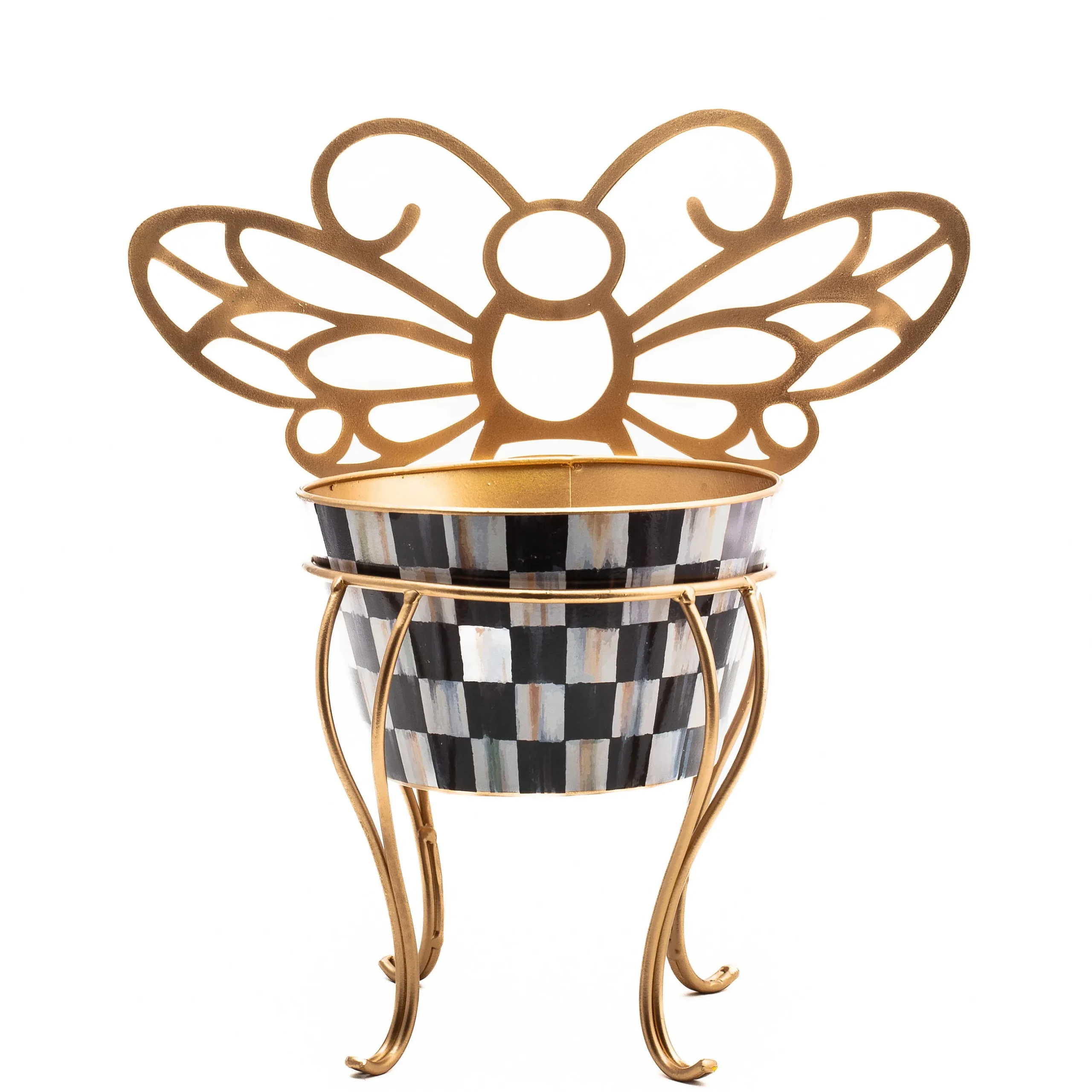 Spring|Outdoor|MacKenzie-Childs Queen Bee Plant Holder