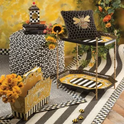 Room Accents|Bar Entertaining|MacKenzie-Childs Queen Bee Tray Table