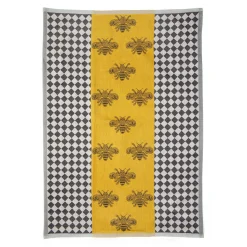 Kitchen & Table Linens|MacKenzie-Childs Queen Bee Woven Dish Towel