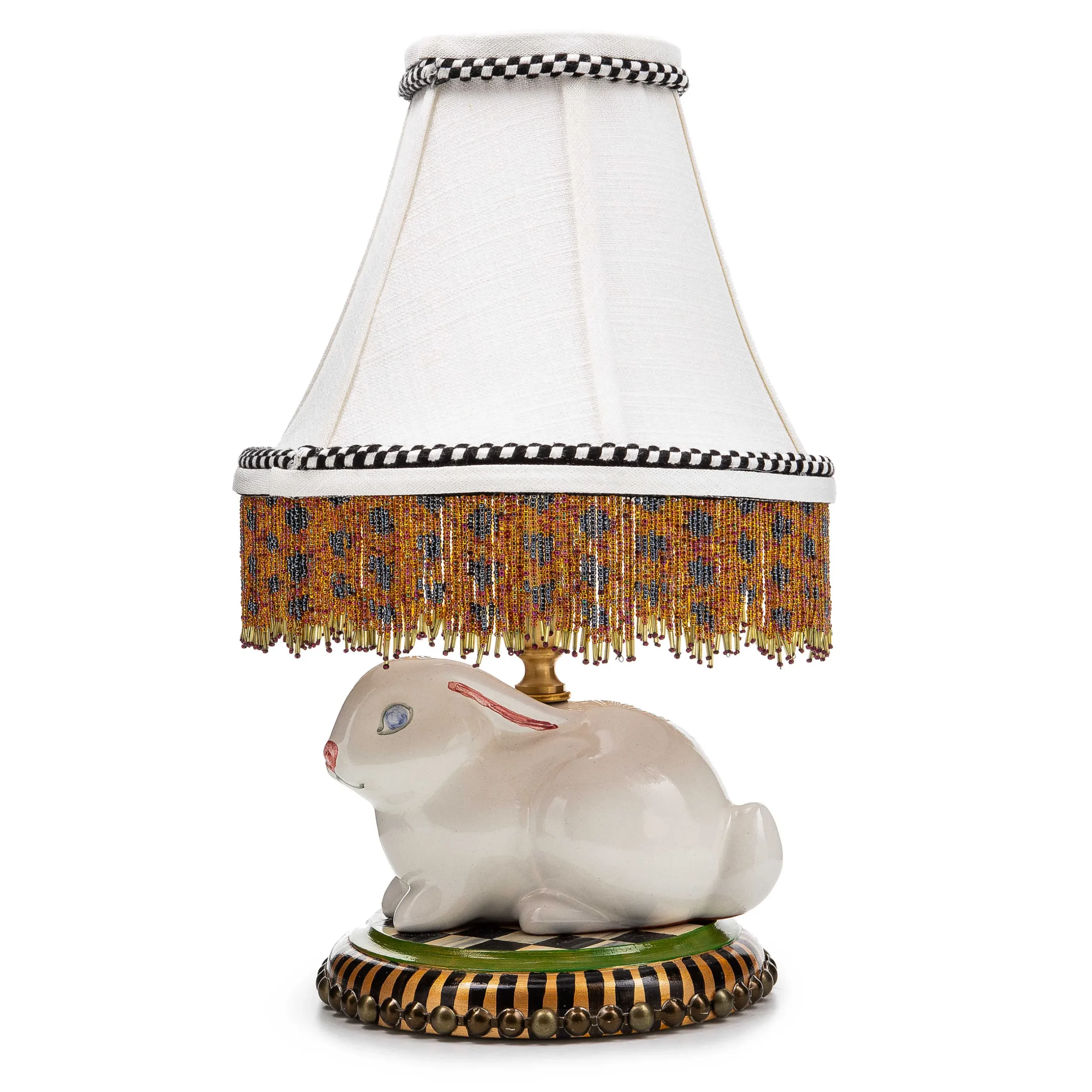 Easter|Spring|MacKenzie-Childs Rabbit Warren Ceramic Table Lamp