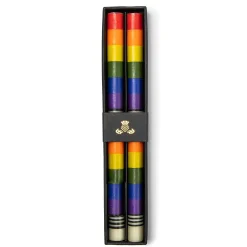 Candles & Fragrances|Table Accessories|MacKenzie-Childs Rainbow Dinner Candles, Set of 2