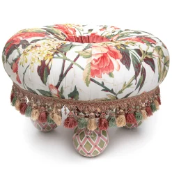 Living Room|MacKenzie-Childs Really Rosy Tuffet
