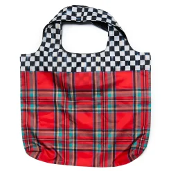 Accessories|MacKenzie-Childs Red Tartan To Go Tote