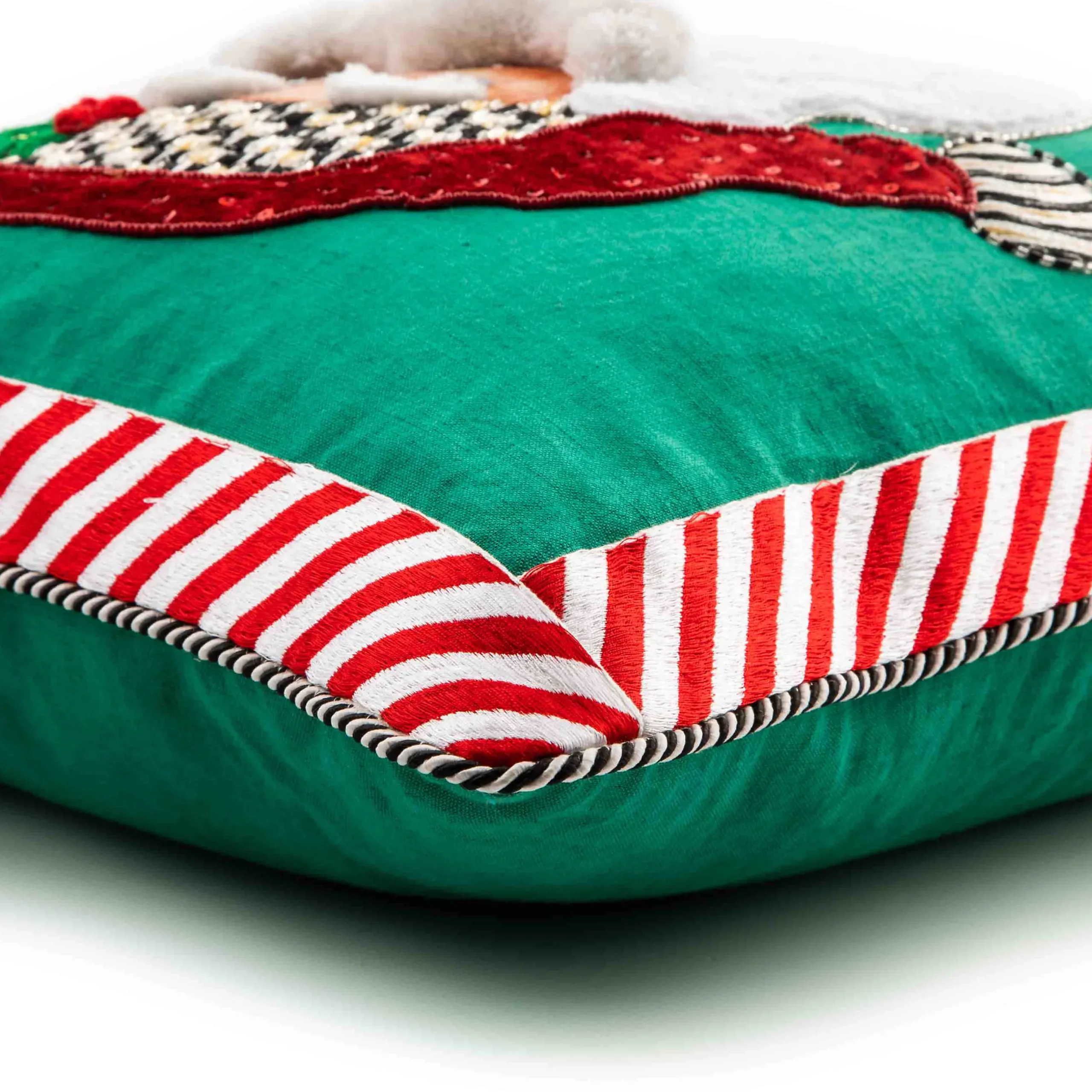Holiday|Pillows, Throws, & Cushions|MacKenzie-Childs Retro Santa Throw Pillow