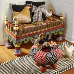 Entryway Furniture|Living Room|MacKenzie-Childs Ridiculous Bench
