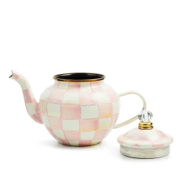 The Coffee Shop|Fall Entertaining|MacKenzie-Childs Rosy Check 4 Cup Teapot