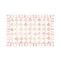 Rugs|MacKenzie-Childs Rosy Check 2' x 3' Floor Mat