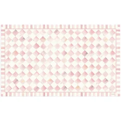 Rugs|MacKenzie-Childs Rosy Check 3' x 5' Floor Mat
