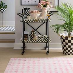 Rugs|MacKenzie-Childs Rosy Check 3' x 5' Floor Mat