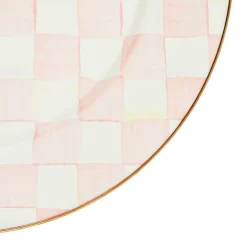 Easter|Spring|MacKenzie-Childs Rosy Check Charger/Plate