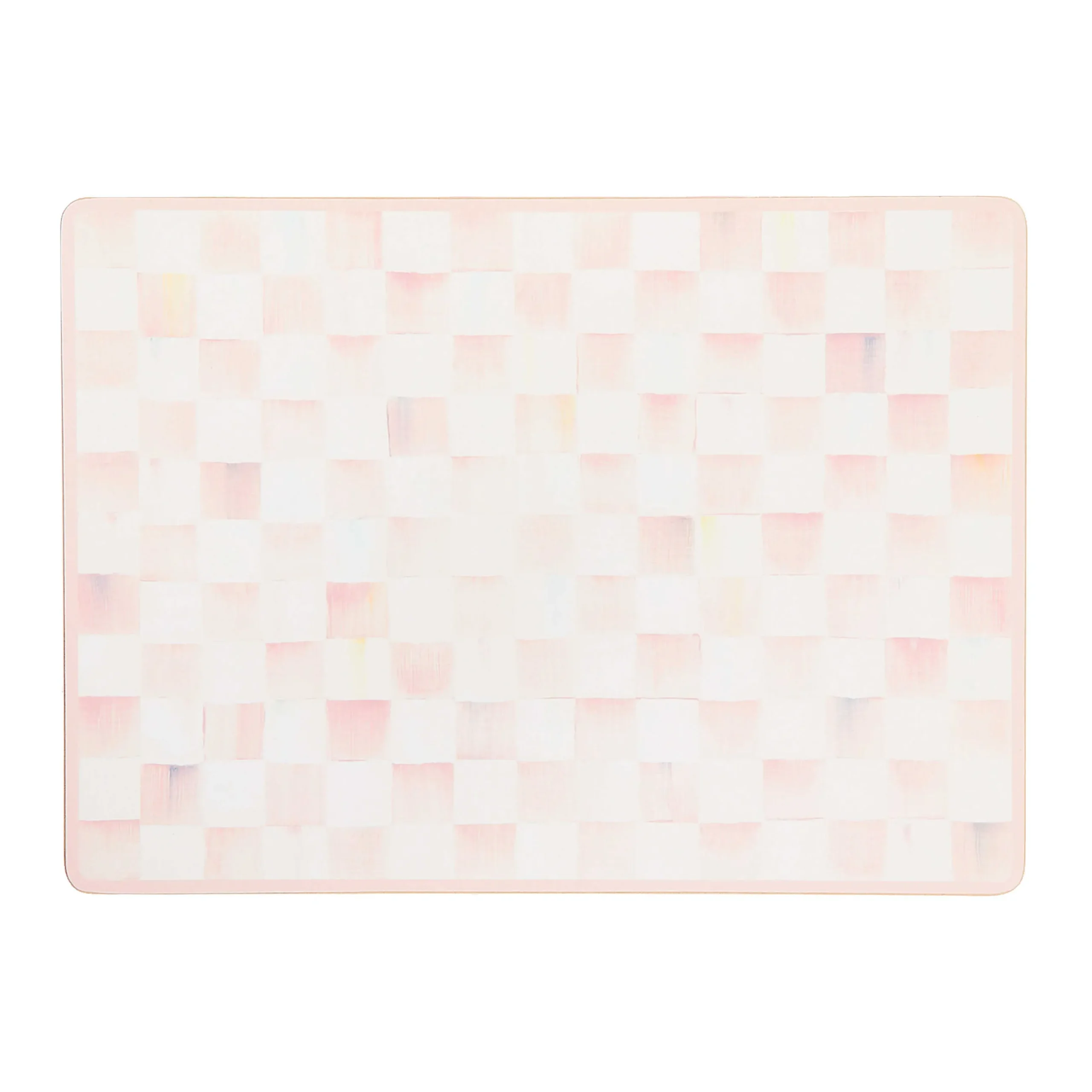 Fall Entertaining|Kitchen & Table Linens|MacKenzie-Childs Rosy Check Cork Back Placemats, Set of 4
