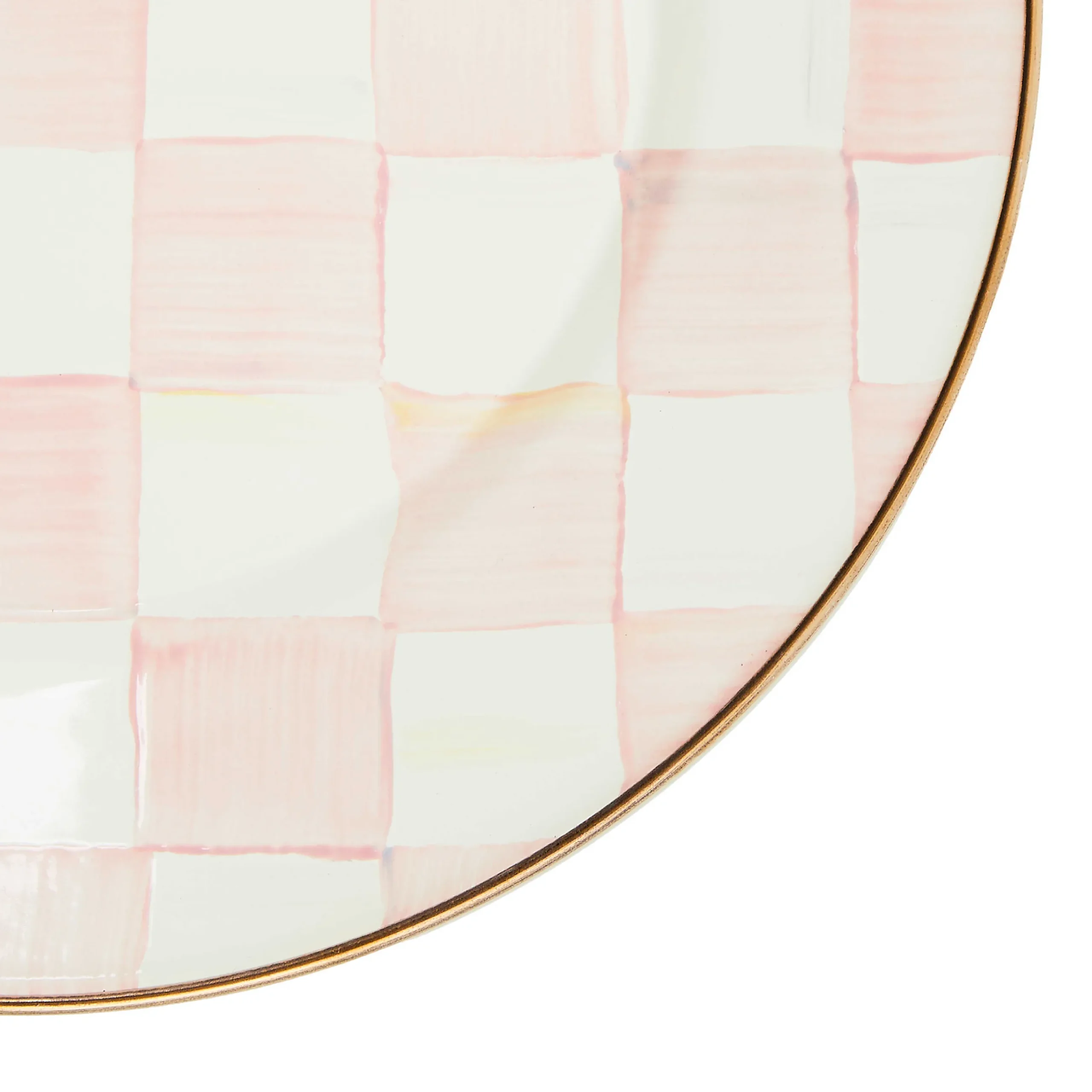 Easter|Spring|MacKenzie-Childs Rosy Check Dinner Plate