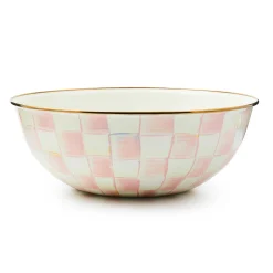 Fall Entertaining|Serveware|MacKenzie-Childs Rosy Check Extra Large Everyday Bowl
