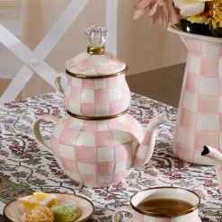 The Coffee Shop|Fall Entertaining|MacKenzie-Childs Rosy Check High Tea