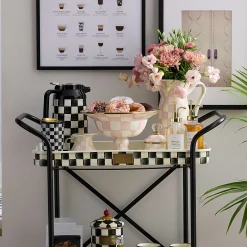 Kitchen Storage & Organization|MacKenzie-Childs Rosy Check Kitchen Canister, Small
