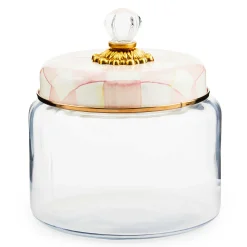 Kitchen Storage & Organization|MacKenzie-Childs Rosy Check Kitchen Canister, Medium