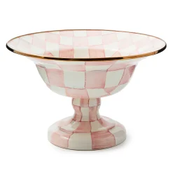 Fall Entertaining|Serveware|MacKenzie-Childs Rosy Check Large Compote