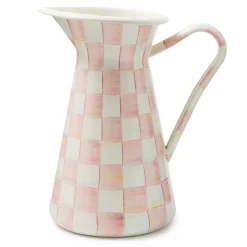 Fall Entertaining|Bar Entertaining|MacKenzie-Childs Rosy Check Large Practical Pitcher