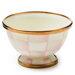 Fall Entertaining|The Coffee Shop|MacKenzie-Childs Rosy Check Little Sugar Bowl