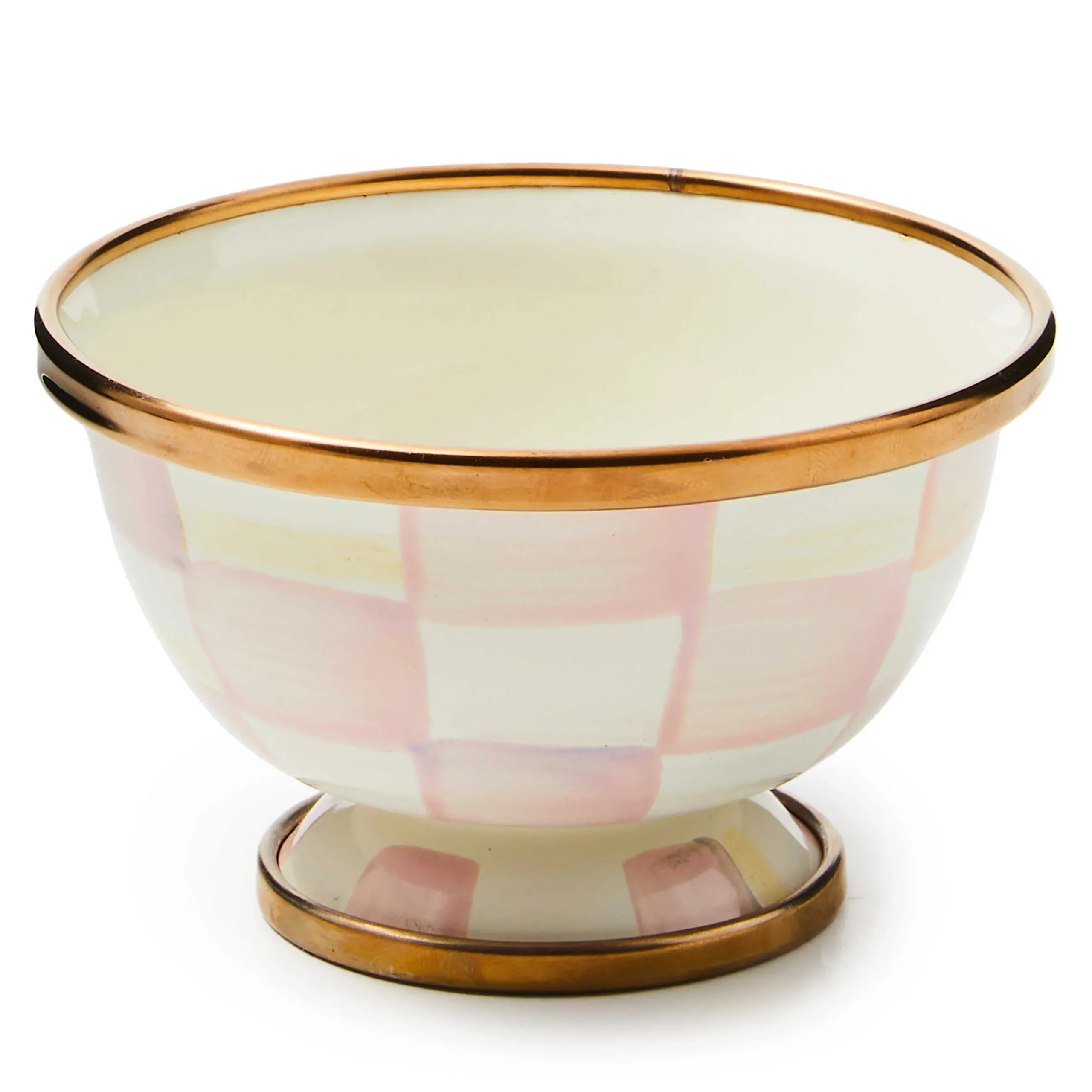 Fall Entertaining|The Coffee Shop|MacKenzie-Childs Rosy Check Little Sugar Bowl
