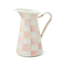 Fall Entertaining|Bar Entertaining|MacKenzie-Childs Rosy Check Medium Practical Pitcher