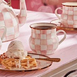 Spring|The Coffee Shop|MacKenzie-Childs Rosy Check Mug