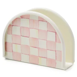 Fall Entertaining|Table Accessories|MacKenzie-Childs Rosy Check Napkin Holder