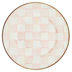 Easter|Spring|MacKenzie-Childs Rosy Check Salad/Dessert Plate