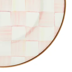 Easter|Spring|MacKenzie-Childs Rosy Check Salad/Dessert Plate