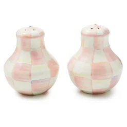 Fall Entertaining|Table Accessories|MacKenzie-Childs Rosy Check Salt  Pepper Shakers