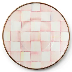 The Coffee Shop|Fall Entertaining|MacKenzie-Childs Rosy Check Saucer