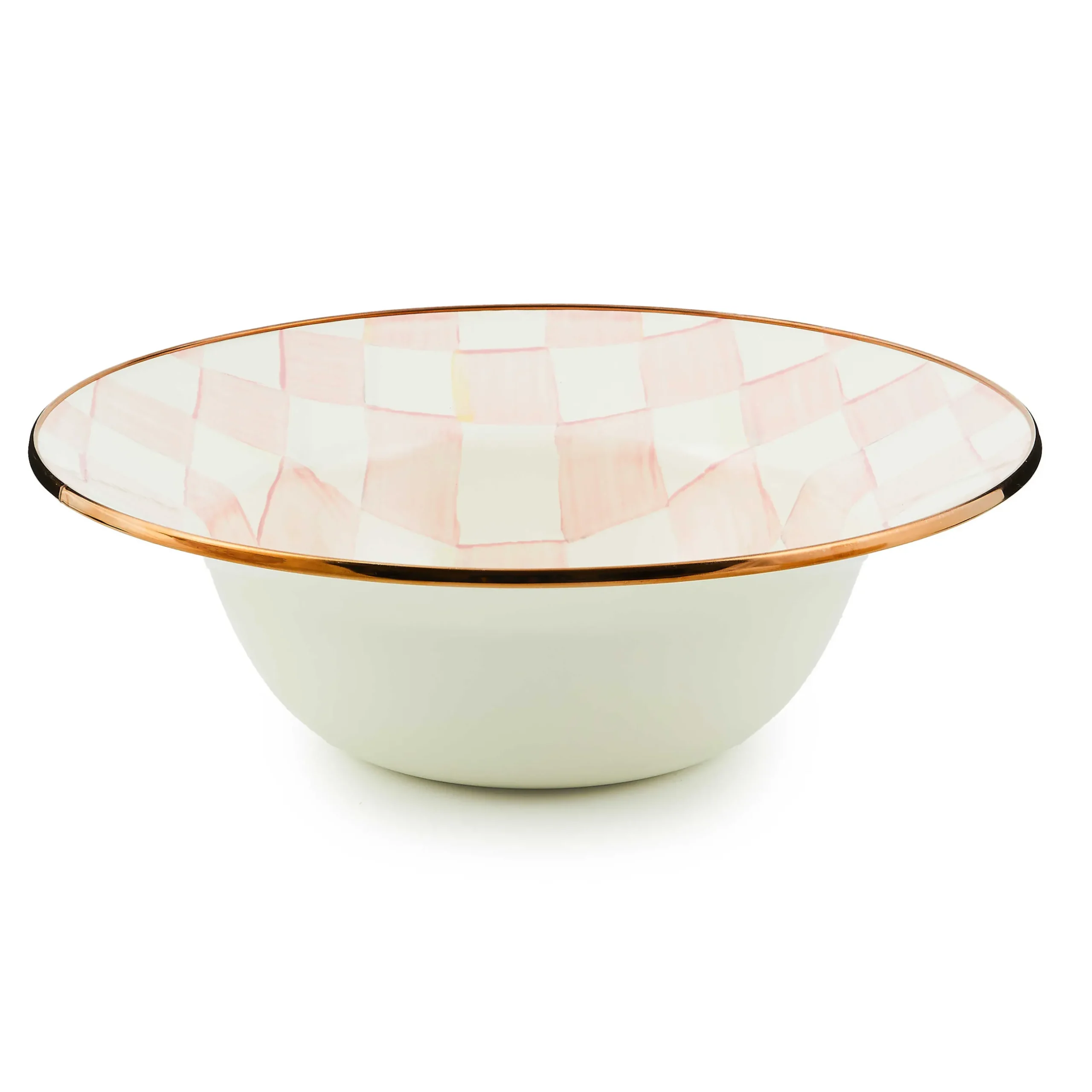 Easter|Spring|MacKenzie-Childs Rosy Check Serving Bowl