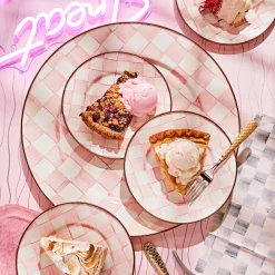 Easter|Spring|MacKenzie-Childs Rosy Check Serving Platter