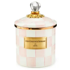 Spring|Room Accents|MacKenzie-Childs Rosy Check Small Canister