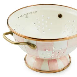 Spring|Kitchen Utensils & Tools|MacKenzie-Childs Rosy Check Small Colander