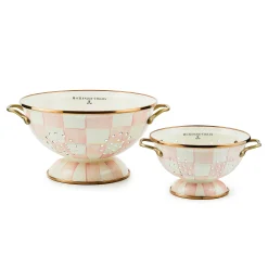 Spring|Kitchen Utensils & Tools|MacKenzie-Childs Rosy Check Small Colander