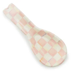 Spring|Kitchen Utensils & Tools|MacKenzie-Childs Rosy Check Spoon Rest