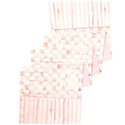 Fall Entertaining|Kitchen & Table Linens|MacKenzie-Childs Rosy Check Table Runner