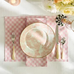 Easter|Spring|MacKenzie-Childs Rosy English Garden Enamel Dinner Plate