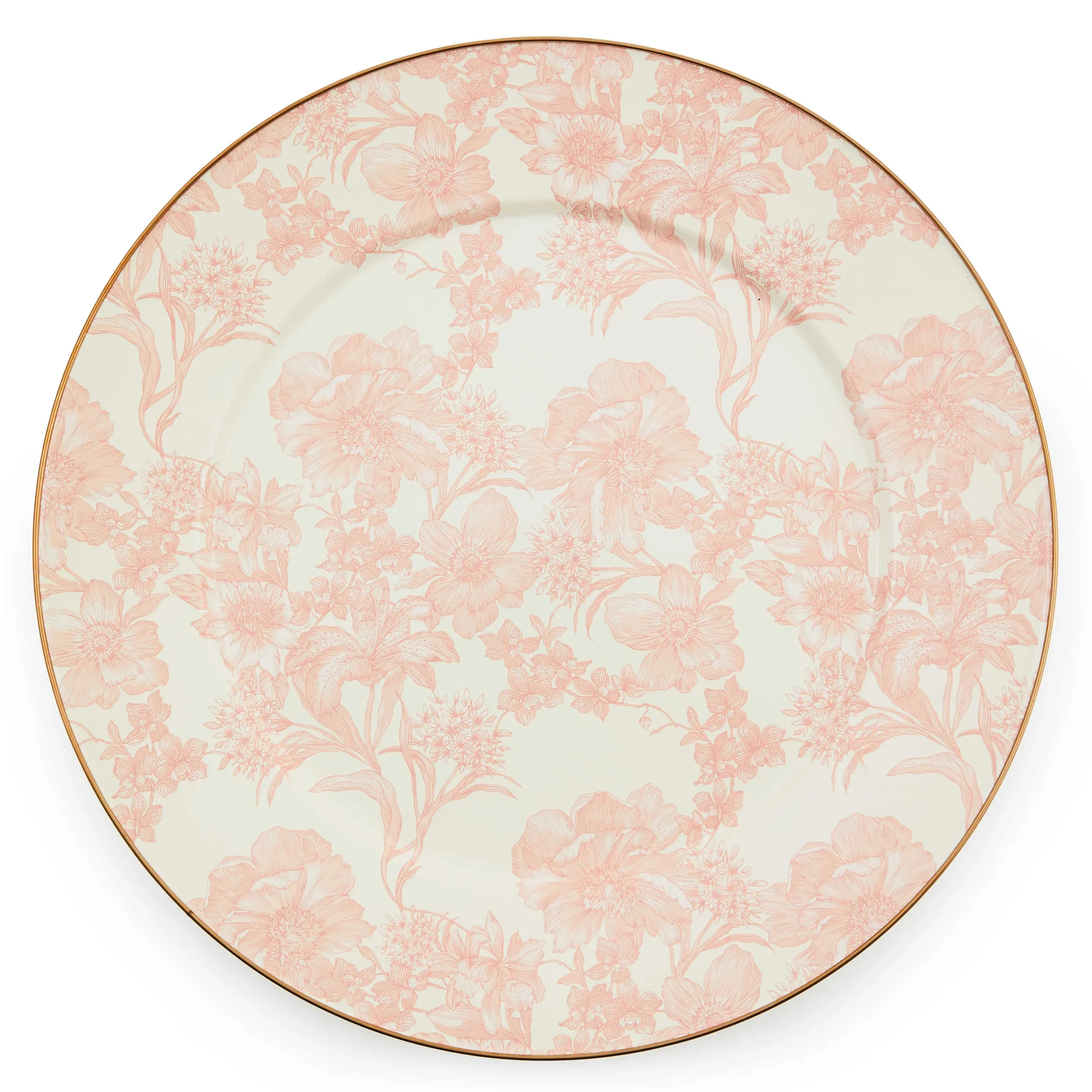 Easter|Spring|MacKenzie-Childs Rosy English Garden Enamel Serving Platter
