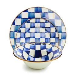 Kitchen & Dining Sets|Dinnerware & Flatware|MacKenzie-Childs Royal Check 3 Piece Place Setting
