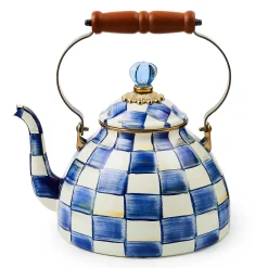 Tea Kettles|MacKenzie-Childs Royal Check 3 Quart Tea Kettle