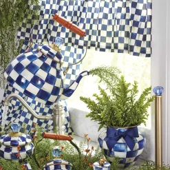 Tea Kettles|MacKenzie-Childs Royal Check 3 Quart Tea Kettle