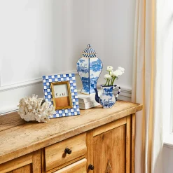 Room Accents|MacKenzie-Childs Royal Check 4 x 6 Frame