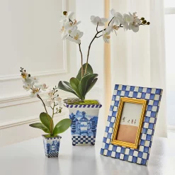 Room Accents|MacKenzie-Childs Royal Check 4 x 6 Frame