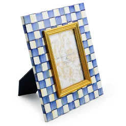 Room Accents|MacKenzie-Childs Royal Check 4 x 6 Frame