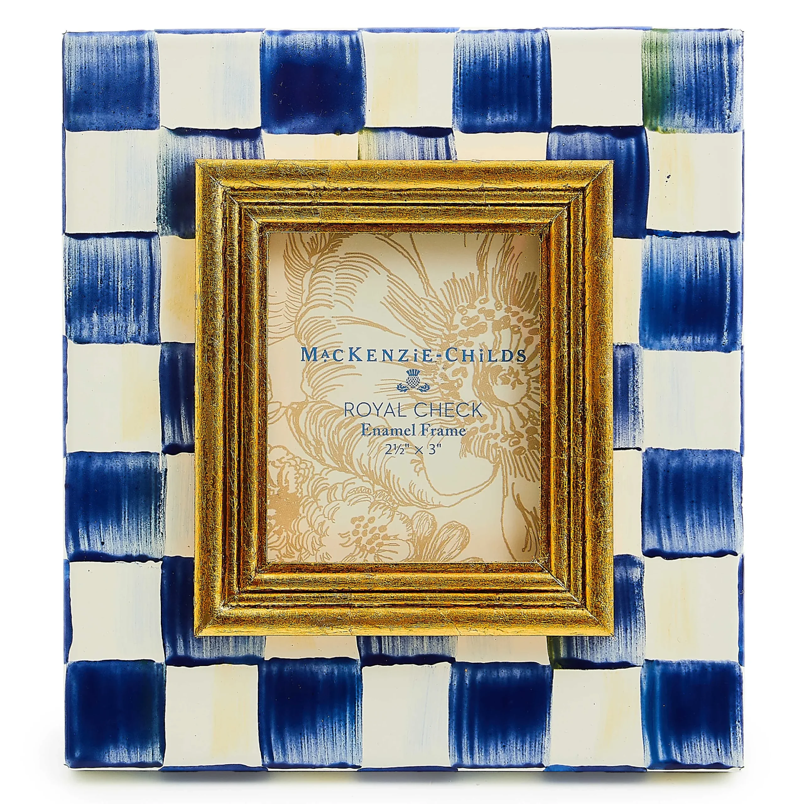 Room Accents|MacKenzie-Childs Royal Check 2.5 x 3 Frame