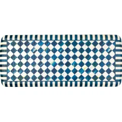 Rugs|MacKenzie-Childs Royal Check 20 x 48 GelPro Comfort Mat